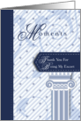 Moments Thank You Aisle Escort card