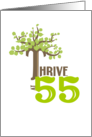 Thrive at 55 Happy Birthday card