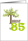 Thrive at 85 Happy Birthday card