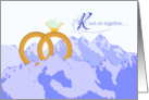 Mountain Heights Wedding Congratulations card