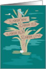 Lunker Waterway Sign Congratulations card