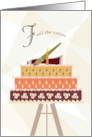 Feel the Colors Cake Artist Happy Birthday card