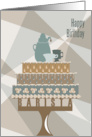 Barista Happy Birthday card