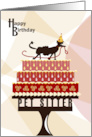 Dog Pet Sitter Happy Birthday card