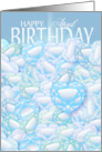 Diamond Hearts April Birthday card