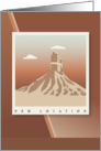 New Address Announcement Desert New Location card