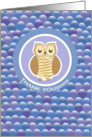 Owl Thank You Hospitality card