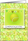 Made Tennis Team Congratulations card