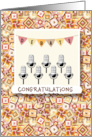 Microphones Made Debate Team Congratulations card