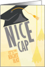 Nice Cap College Graduation Congratulations card