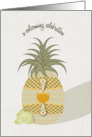 Pineapple Housewarming Invitation card