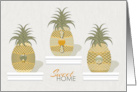 Triple Pineapples Congratuations New Home Sweet Home card