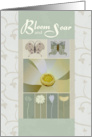 Bloom and Soar Wedding Congratulations card