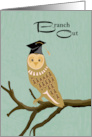 Owl Branch Out Graduation Congratulations card