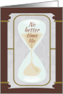 Hourglass Happy Boss’s Day card