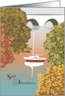 Sail Into Abundance Happy Thanksgiving card