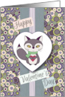 Fox Holding Heart Valentine’s Day card