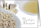 Seeds and Flower with Oil Thank You Naturopath card