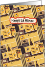 Hauoli La Hanau Hawaiian Happy Birthday card