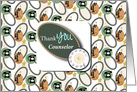 Thank You Counselor Retro Telephones card