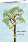 We All Give a Hoot Happy Birthday from All of Us card