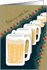 Brew Up Some Fun Happy Holidays Beer Business card