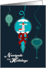 Lighthouse Navigate Happy Holidays card