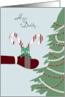 Doubly Declicious Candy Cane Happy Holidays card