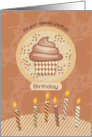 Unofficial Alternate Birthday Cupcake Candles card