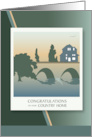 Congratulations Bridge Country House card