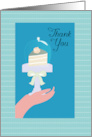 Slice of Cake Thank You for Baked Goods card