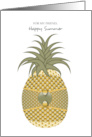 Pineapple For Friend Happy Summer card