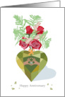 Peridot for 16 Year Happy Anniversary card