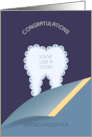 Pillow Lost Tooth Congratulations card