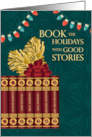 Book the Holidays card