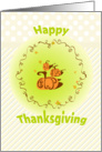 Autumn Pumpkin Vine card