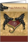 Dragons and Hearts Valentine card
