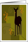Winter Deer Christmas card