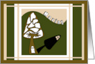 Mushroom Treehouse Moving card