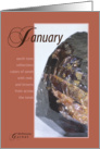 January Birthstone Birthday card