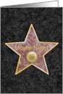Star of Fame Movie Night Invite card