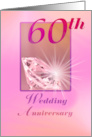 Diamond 60th Wedding Anniversary card
