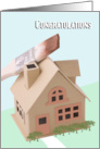 House Paint Brush Home Improvement Congratulations card
