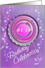 February twentieth Palindrome Bottle Cap Birthday Invite card