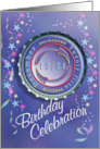 Retro Bottle Cap Palindrome Birthday Invitation card