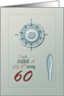 Secret is Safe Turning 60 Happy Birthday card
