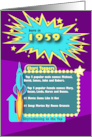 1959 Top of the Charts Happy Birthday card