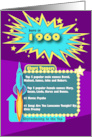 1960 Top of the Charts Happy Birthday card