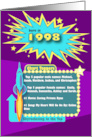 1998 Top of the Charts Happy Birthday card