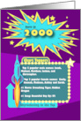 2000 Top of the Charts Happy Birthday card
